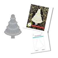 christmas 2021 new christmas tree metal cutting dies scrapbook diary decoration stencil embossing template diy greeting card