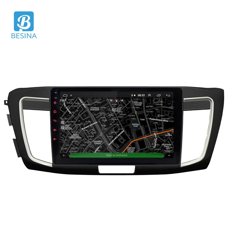 Besina Android 10.0 Car Multimedia Player For HONDA ACCORD 9 2013 2014 2015 WIFI GPS Navigation 1 Din Radio Stereo Audio IPS | Автомобили
