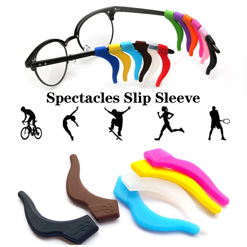 Противоскользящие подушечки для очков Мягкий Нескользящий крючок с силиконовым