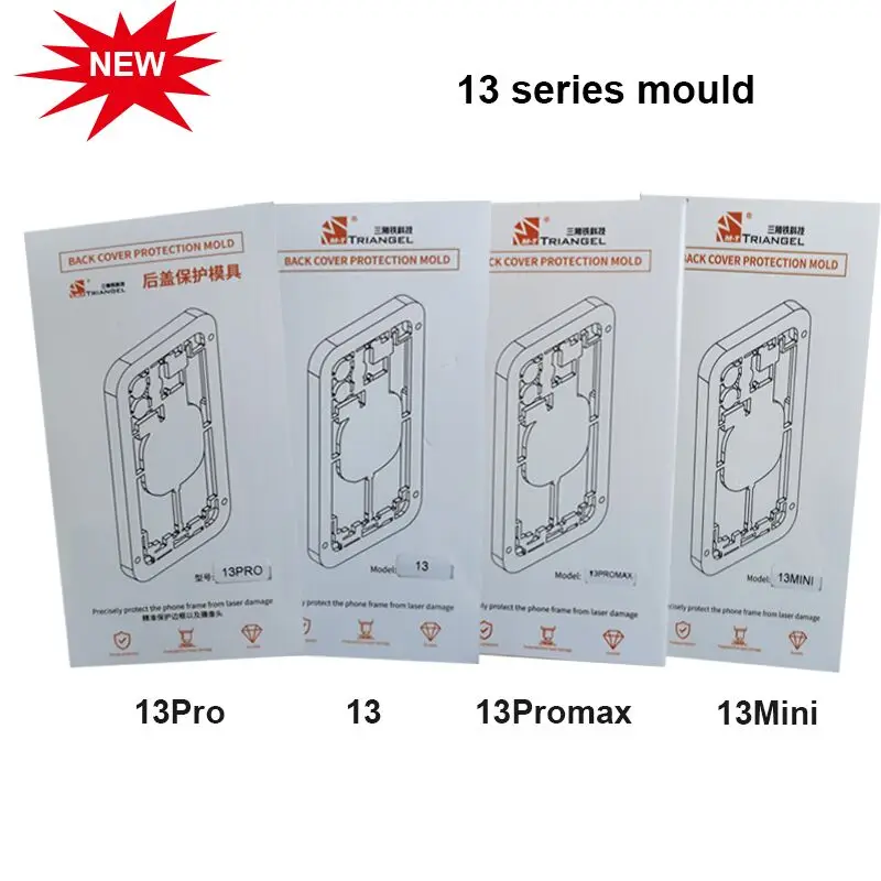 Для iPhone 13 13Mini Pro Max Лазерная Защитная форма задняя крышка корпус Защита объектива