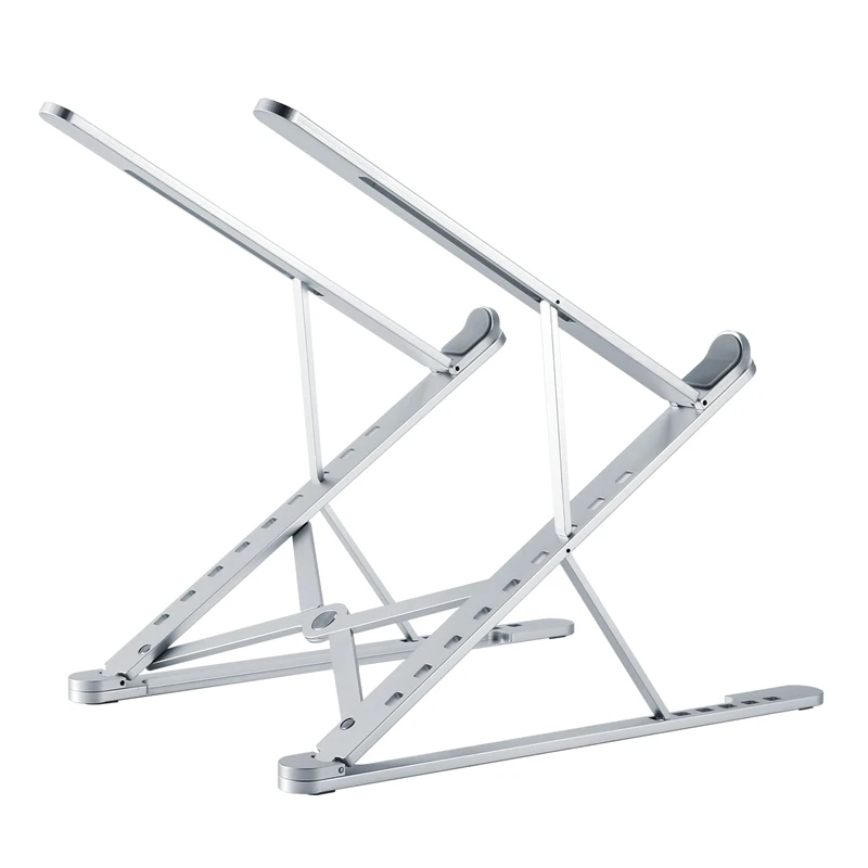 Портативная регулируемая алюминиевая подставка для ноутбука двухслойная