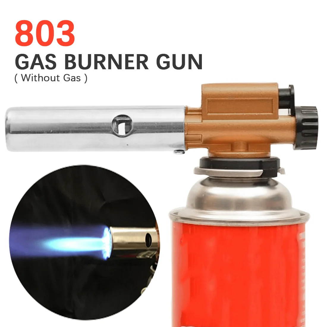

Gas Burner Electronic Ignition Copper Flame Gas Burners Gun Maker Torch Lighter For BBQ Outdoor Camping Picnic Welding Equipment