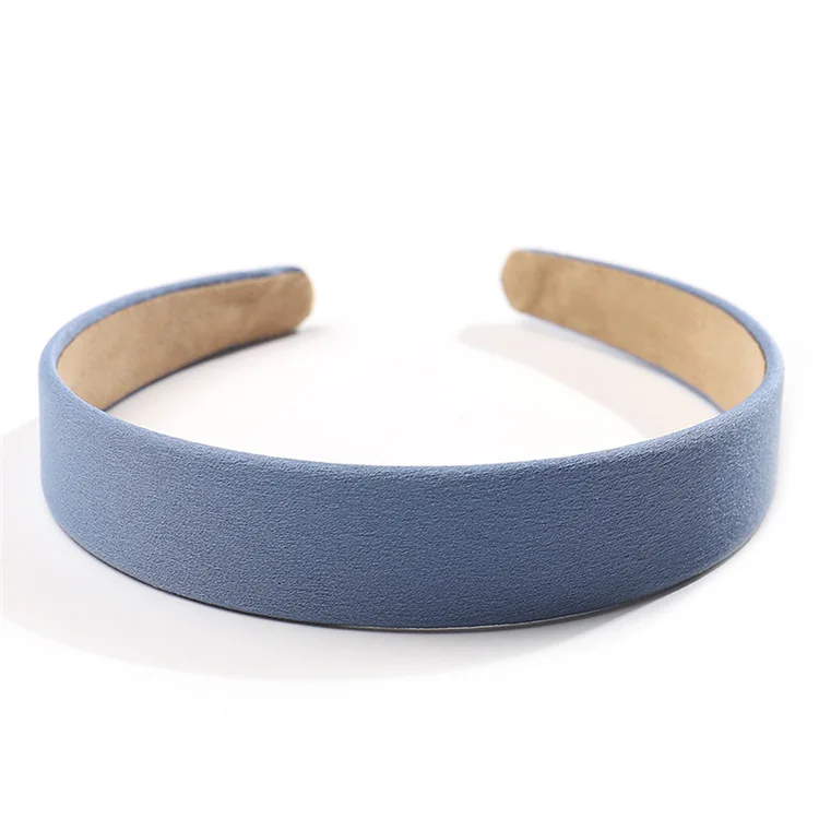 

New Vintage Plaids Wide Headband Solid Color Hairbands For Women Head Wrap Girls Tiara Elegant Headwear