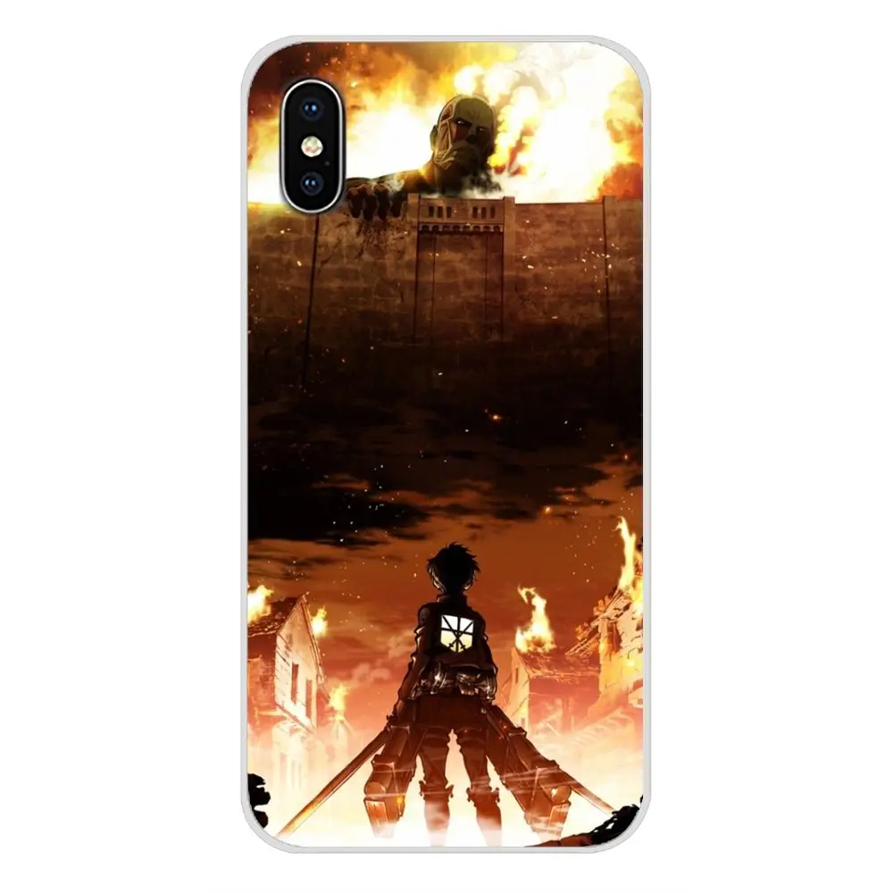 Аксессуары чехлы для телефонов huawei mate Honor 4C 5C 5X6X7 7A 7C 8 9 10 8C 8X20 Lite Pro Attack on Titan