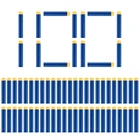 100 шт., полые пули для Nerf, 7,2 см