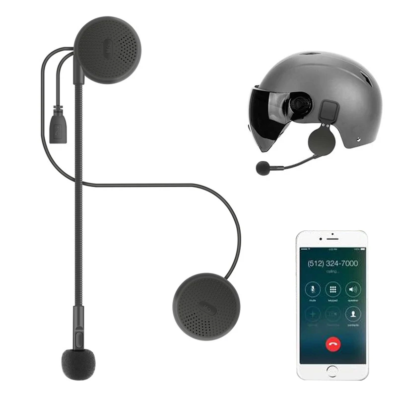 

M6 Bluetooth Helmet Headset Bluetooth Intercom Headset for Motorcycle Bike Helmet Headphones Player Music MP3 Speaker