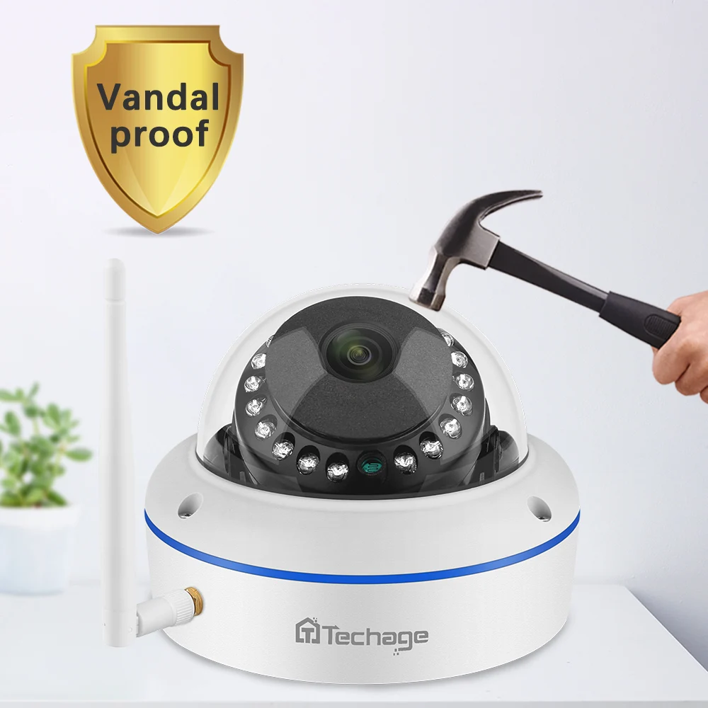 Techage 8CH CCTV система Беспроводная 1080P HD NVR 8 шт. 2.0MP IR наружная водонепроницаемая
