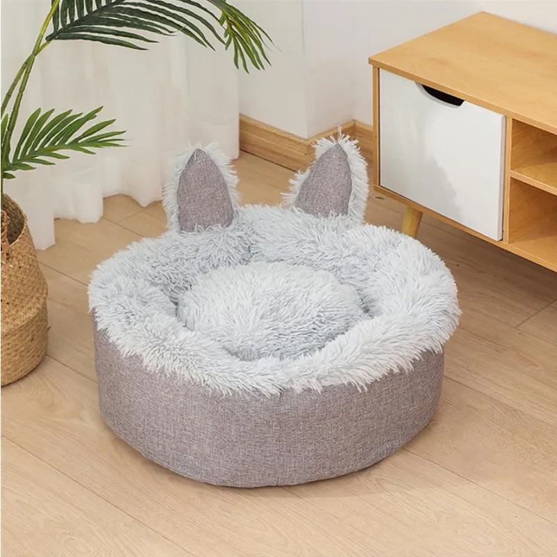 

Removable Cat House, Dog House, Ear Type Warm Soft Pet Nest