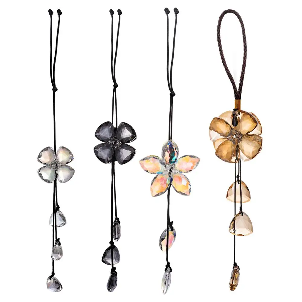 Хрустальный цветок на удачу подвеска для окна Ловца солнца фэн-шуй радужная