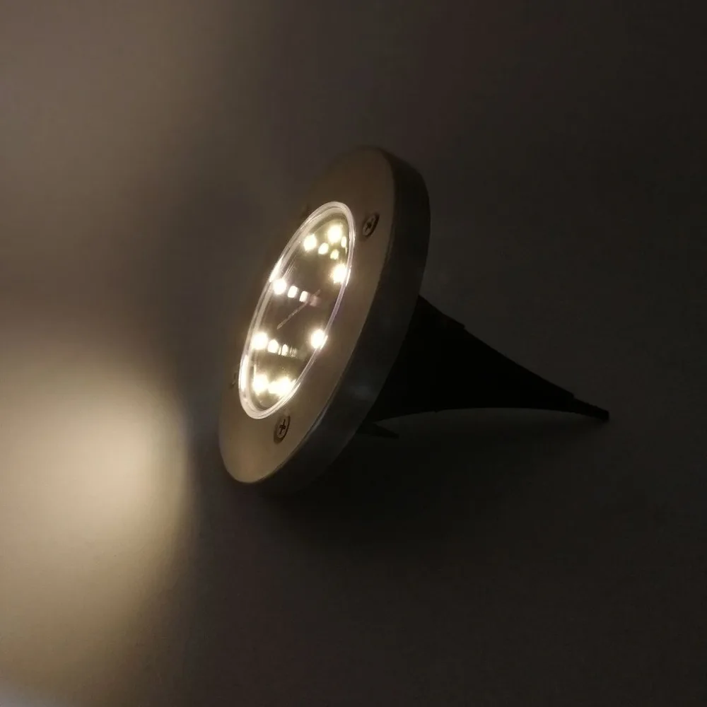 4 шт./компл. панели солнечной энергии газон лампы яркий светильник светодиодный