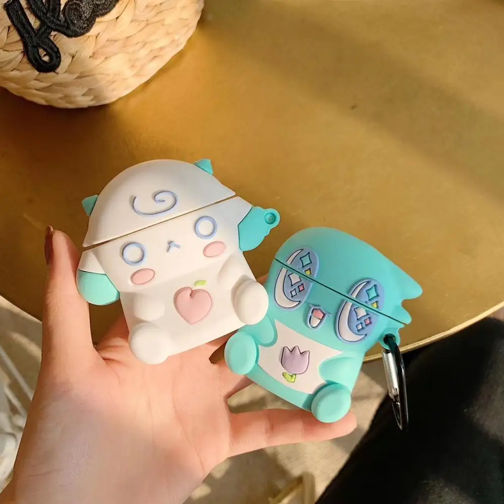 Bluetooth чехол для наушников Airpods1 милый силиконовый защитный Airpods 2 аксессуары