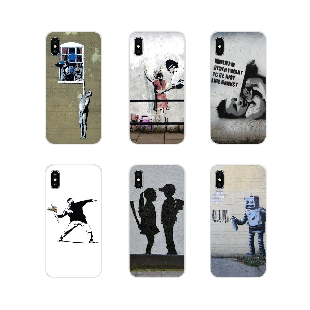 Аксессуары чехлы для телефонов накладки на корпус Banksy mountain Huawei G7 G8 P8 P9 P10 P20 P30 Lite Mini