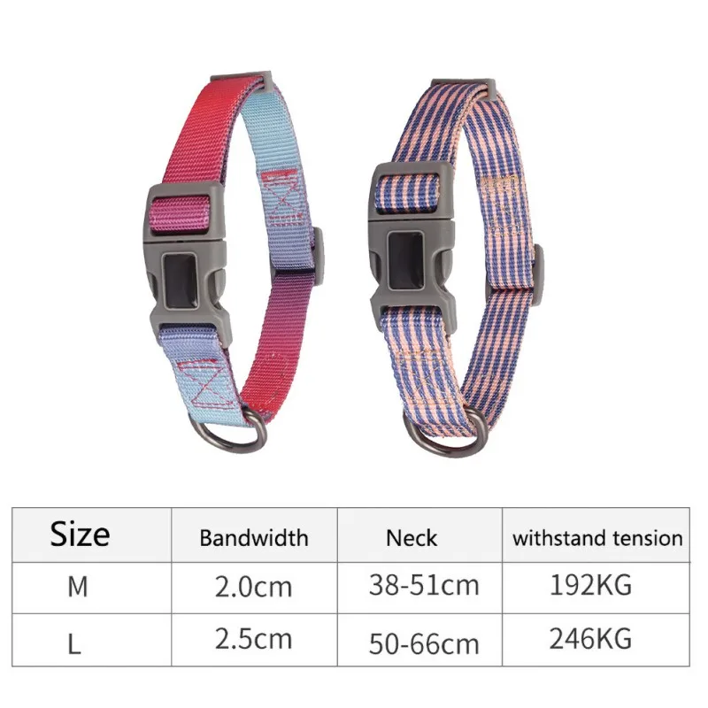 

Dog Collars adjustable Soft Dog Traction Collars Dog Walking Pet Accessories Supplies