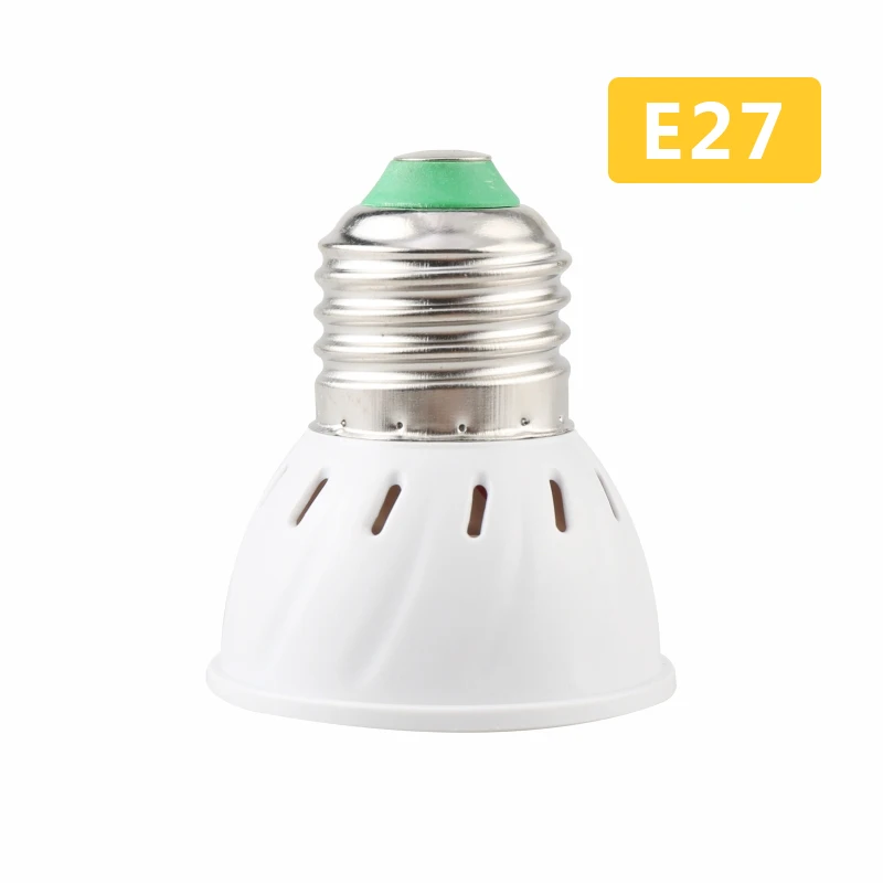 Супер яркий MR16/GU10/E27/E14 База Светодиодный Пластик колпак для лампы 110V 220V SMD2835 48/60/80