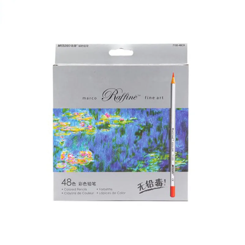 

Marco 72pcs Color Pencil lapis de cor Professional Non-toxic Lead-free Colored Pencil School Supplies Painting Pencils