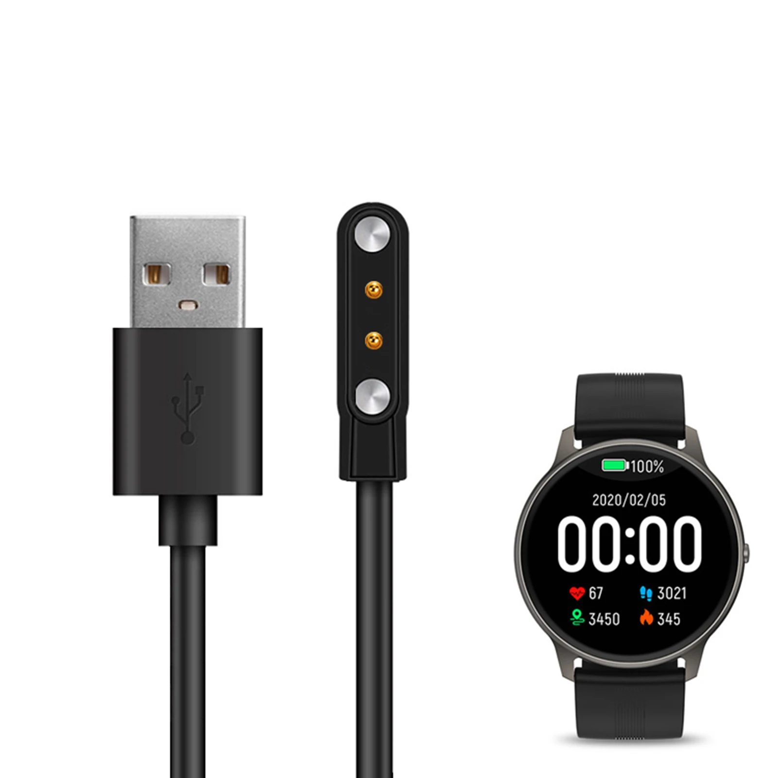 1 м Смарт-часы док-станция для Зарядное устройство USB зарядный кабель шнур LW11