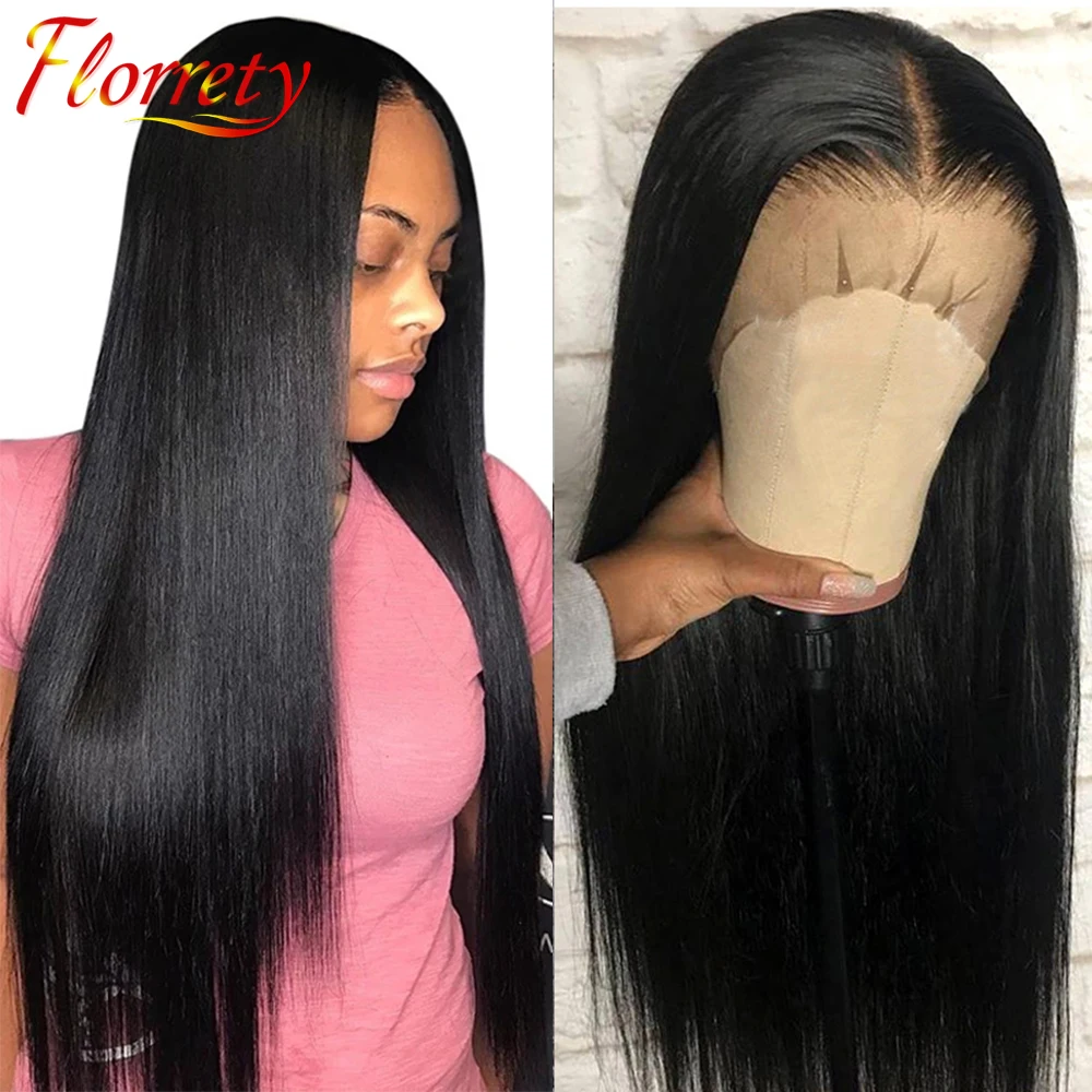 

28 Inch Lace Front Wig 13x4 Bone Straight Lacefront Human Hair Brazilian Lace Wigs Closure Pre Plucked with Baby Hair