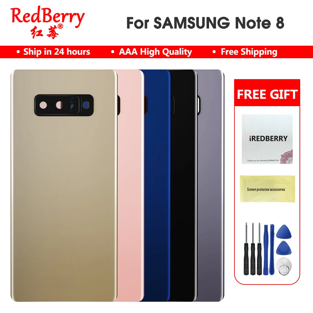 Новая задняя крышка батарейного отсека для телефона SAMSUNG Galaxy Note8 Note 8 N9500 N9508