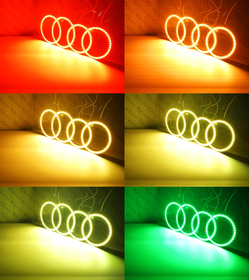 Для BMW X1 E84 2009 2010 2011 2012 2013 2014 2015 RF remote Bluetooth APP многоцветный RGB led Ангельские Глазки DRL