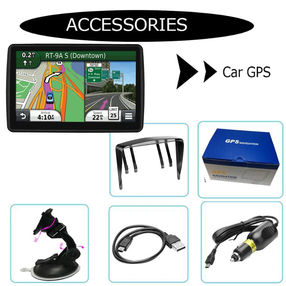 Автомобильный gps-навигатор 7 дюймов HD 256 Мб FM Navitel спутниковый язык навигация автомобиль новейшая Карта Европы навигация грузовик gps навигация