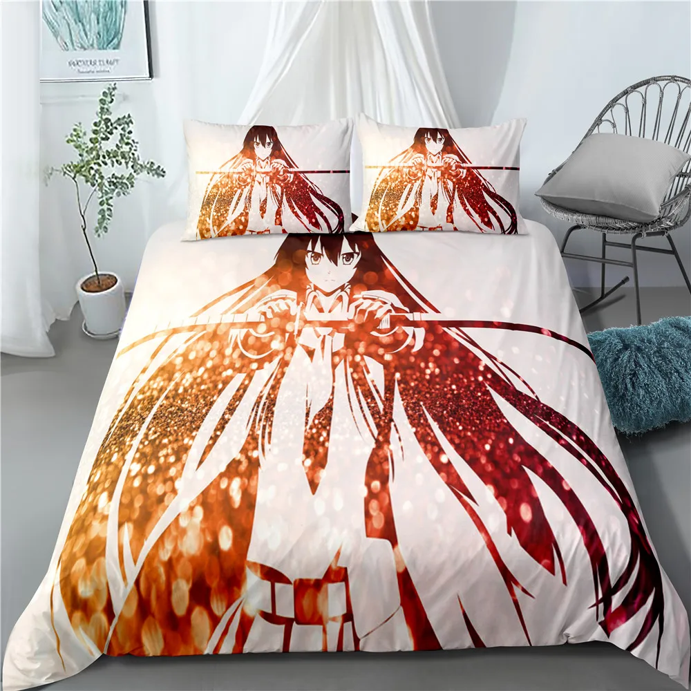 

Anime Akame Ga KILL 3D Printed Bedding Set Duvet Covers Pillowcases Comforter Bedding Set Bedclothes Bed Linen