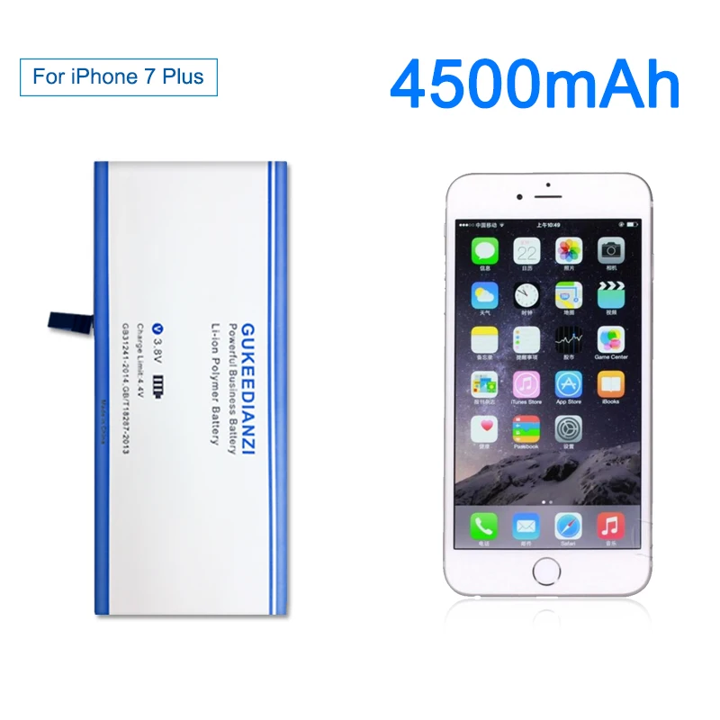 Аккумулятор GUKEEDIANZI AAAAA для iPhone батарея 6S 6 5S 5 7Plus 8Plus SE 6Plus XR XS MAX i11 Pro 2020 | Мобильные