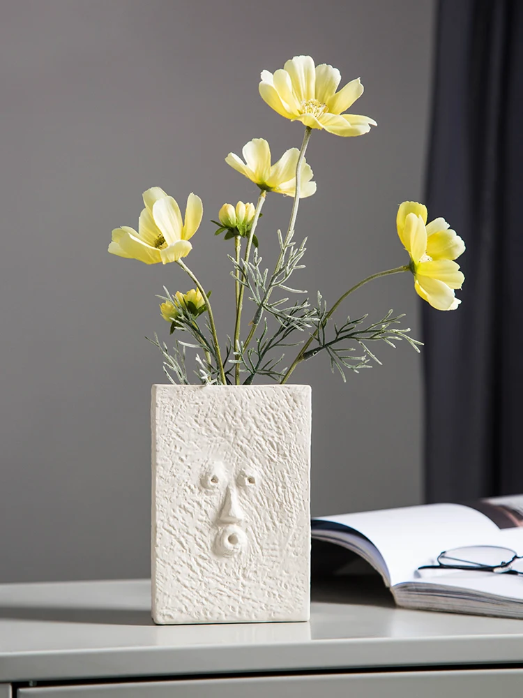 Visage белая Скандинавская круглая ваза для спальни с цветами гостиной