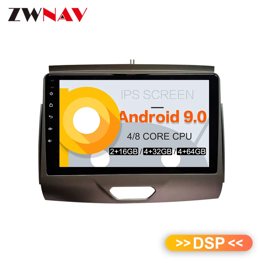 DSP Android 9,0 Автомобильный gps навигатор Автомобильный без DVD плеер для Ford Ranger- автомобильный стерео радиоплеер магнитофон головное устройство