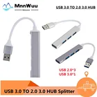 USB-концентратор 3,0 TypeA, 4 порта, мультиразветвитель, адаптер OTG для Xiaomi, Lenovo, Macbook Pro, Air, аксессуары для компьютера, ноутбука