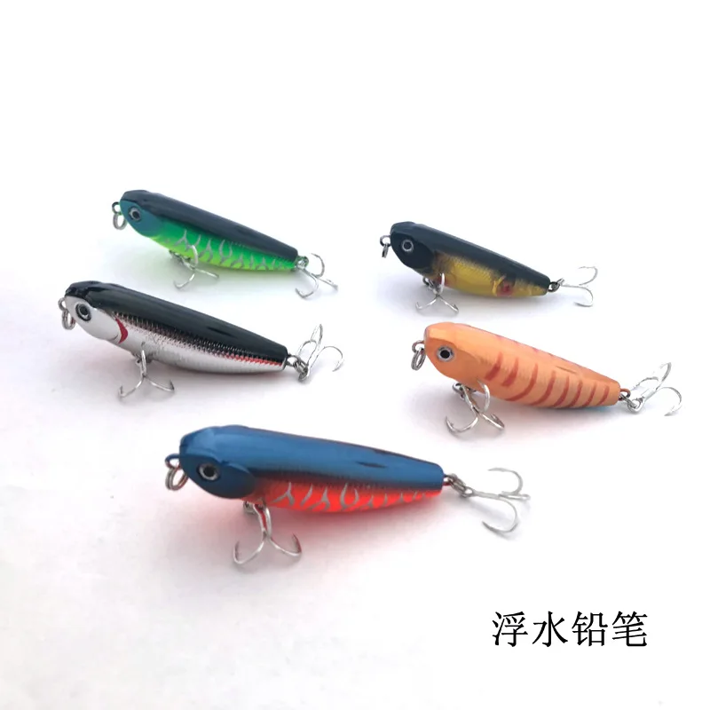 Рыболовная приманка с водной поверхностью плавающий карандаш для детской собаки