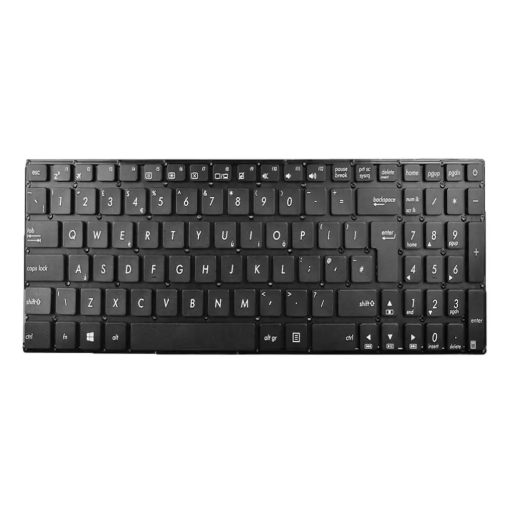 Клавиатура для ноутбука ASUS X540 X540L сменные клавиатуры стандарт британского