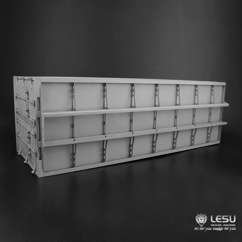 1/14 г. LESU металлический контейнер ведро для радиоуправляемого трактора TAMIYA