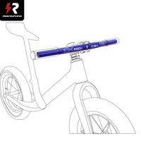 rockfish rsx 101x pure color racing kids bike t700 carbon fiber trolley balance bike lightweight straight handlebar 440mm