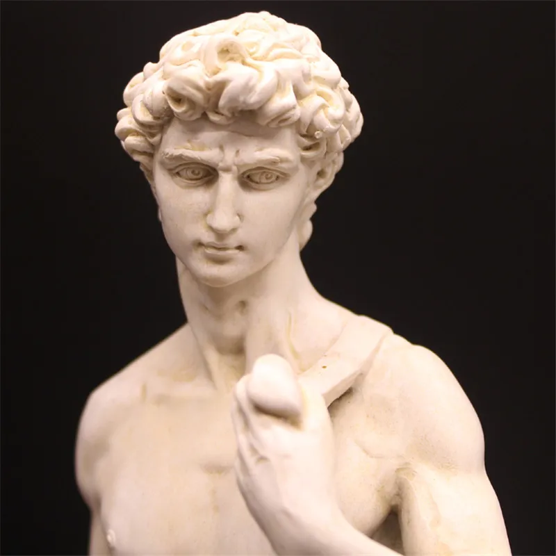 

41.5CM DAVID STATUES MICHELANGELO BUONARROTI ART SCULPTURE RESIN ART&CRAFT HOME DECORATION ACCESSORIES ART MATERIAL R910