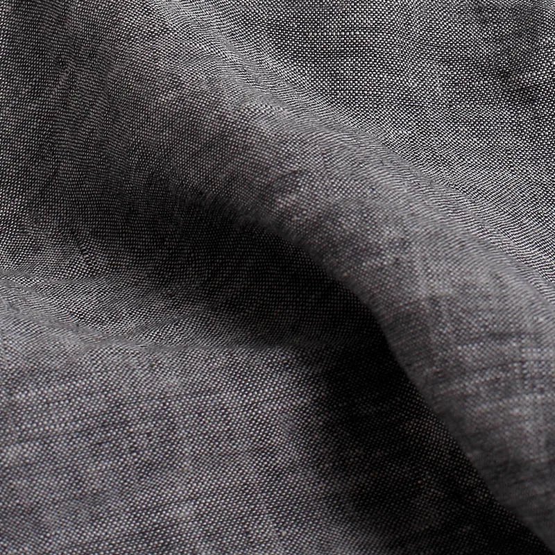 Настраиваемый однотонный окрашенный из пряжи 4 шт. Простыня натуральной льняной