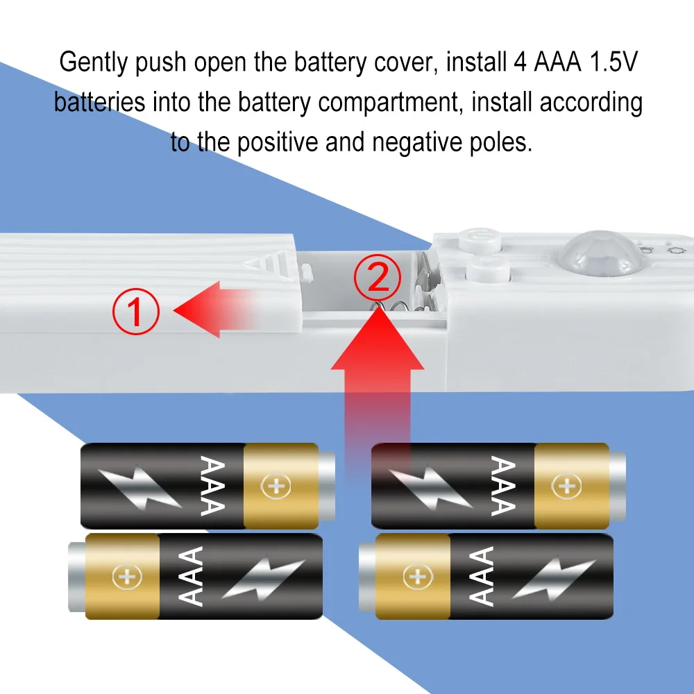 Светодиодная лента с пассивным ИК датчиком движения ночник гибкой подсветкой
