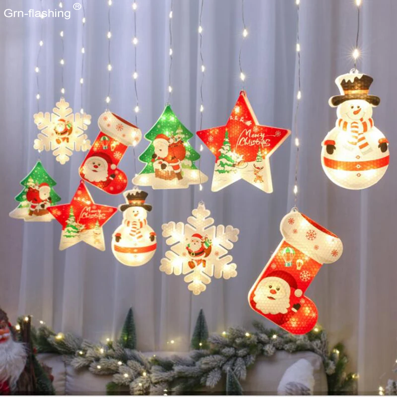 

3M Christmas String Light Outdoor Waterproof Holiday Fairy Light Decor Home Room Santa Claus LED Strip Lights for Christmas Tree