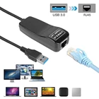 USB 3,0 для Gigabit Ethernet RJ45 LAN (101001000) Мбитс внешняя сетевая карта LAN адаптер чип AX88179 для ПК ноутбука Win адаптер