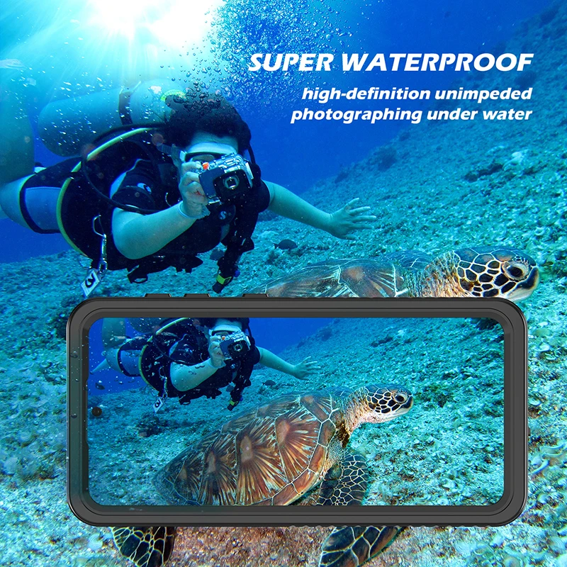 

For Samsung Galaxy S21 Ultra Cases Diving Waterproof Case Shockproof Dustproof Swim Covers For Samsung S21 Plus S21 Shell Capa