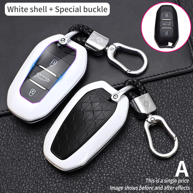 2019 smart remote car key fob case cover for Peugeot 508 301 2008 3008 4008 407 408 Citroen C5 C6 C4L CACTUS C3XR DS Auto