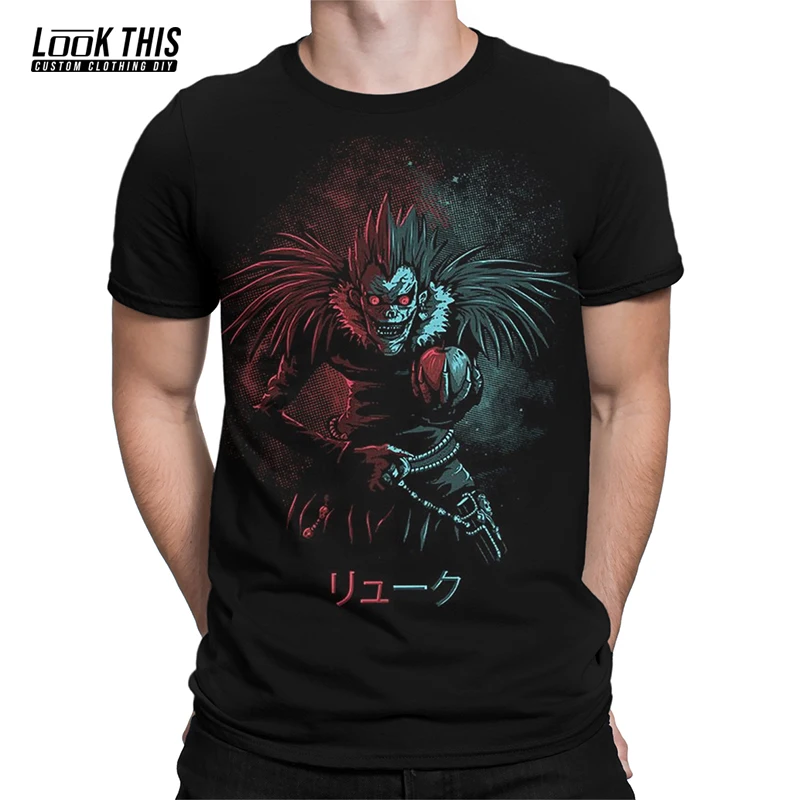 

Death Note 3D Print Harajuku Men's Oversized T-shirt Japanese Anime Loose T-shirts Male Summer Short Sleeves Sportswear Tees