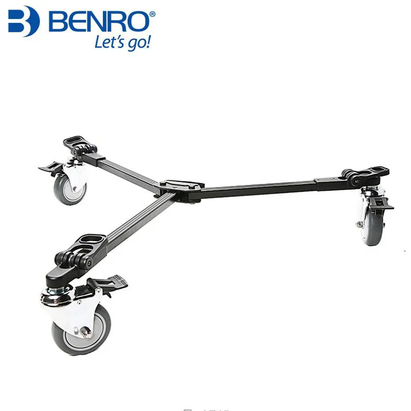 Benro DL06 Алюминиевая тележка для фотокамеры Фото Видео штатив шкив гибкий
