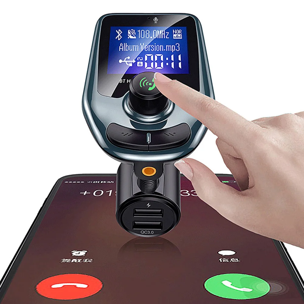 VR robot Bluetooth автомобильный fm-передатчик аудио адаптер беспроводной громкой связи