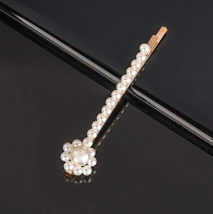 Style 34(7cm ) Элегантные жемчужные заколки для волос для женщин и девочек, металлическая заколка-палочка, Шпилька для волос, Золотая ручная работа, корейский дизайн, аксессуары для укладки волос - Цвет: Style 34(7cm )