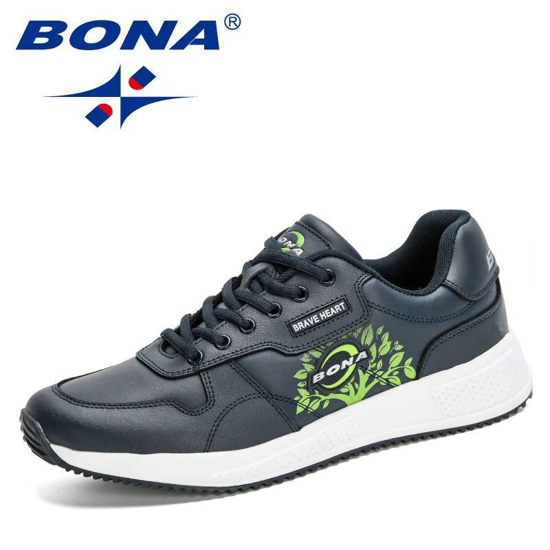 

Кроссовки BONA мужские прогулочные, популярные дизайнерские удобные, трендовая обувь для улицы, 2020