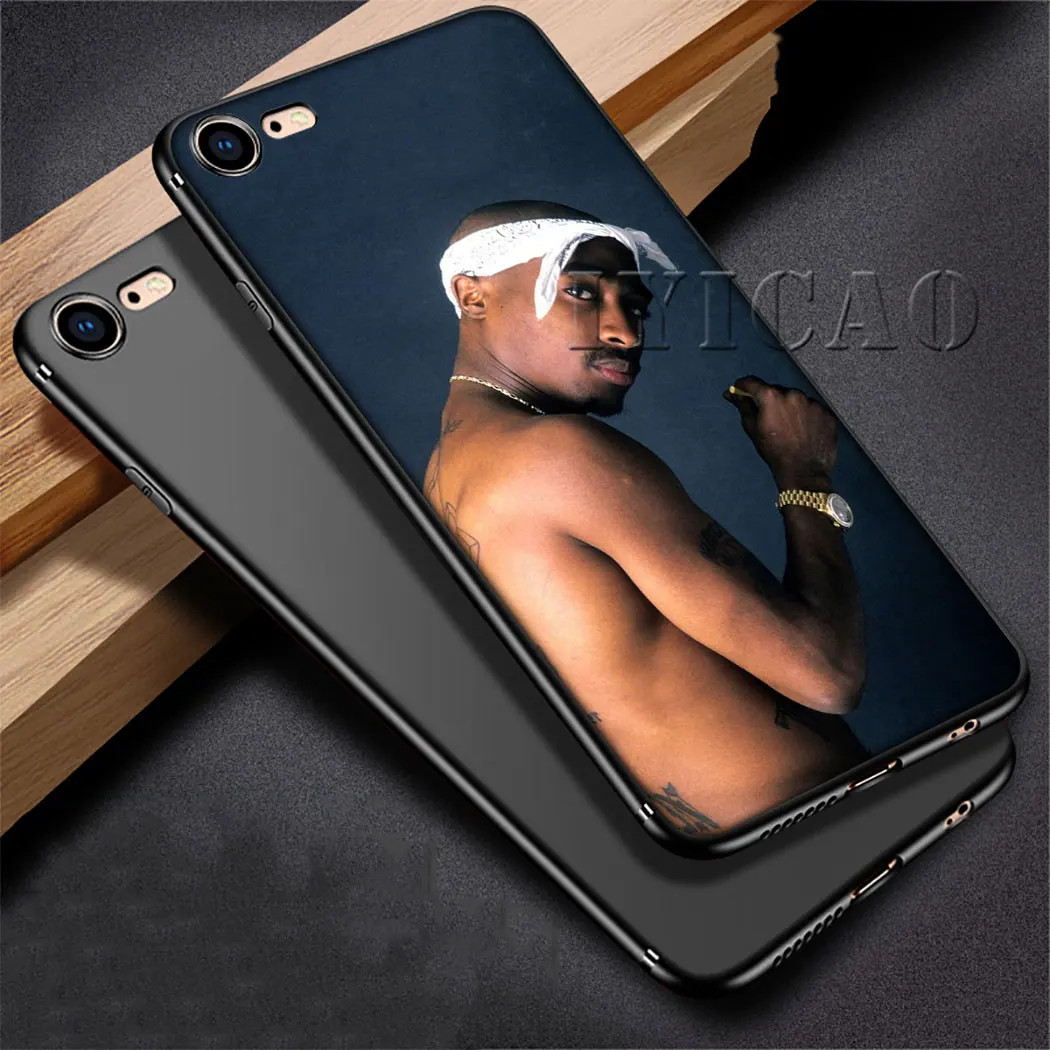 IYICAO 2pac Tupac и Biggie Мягкий силиконовый чехол для iPhone 5 5S SE 10 X XS XR Max 6 6s 7 8 Plus 11 pro max |