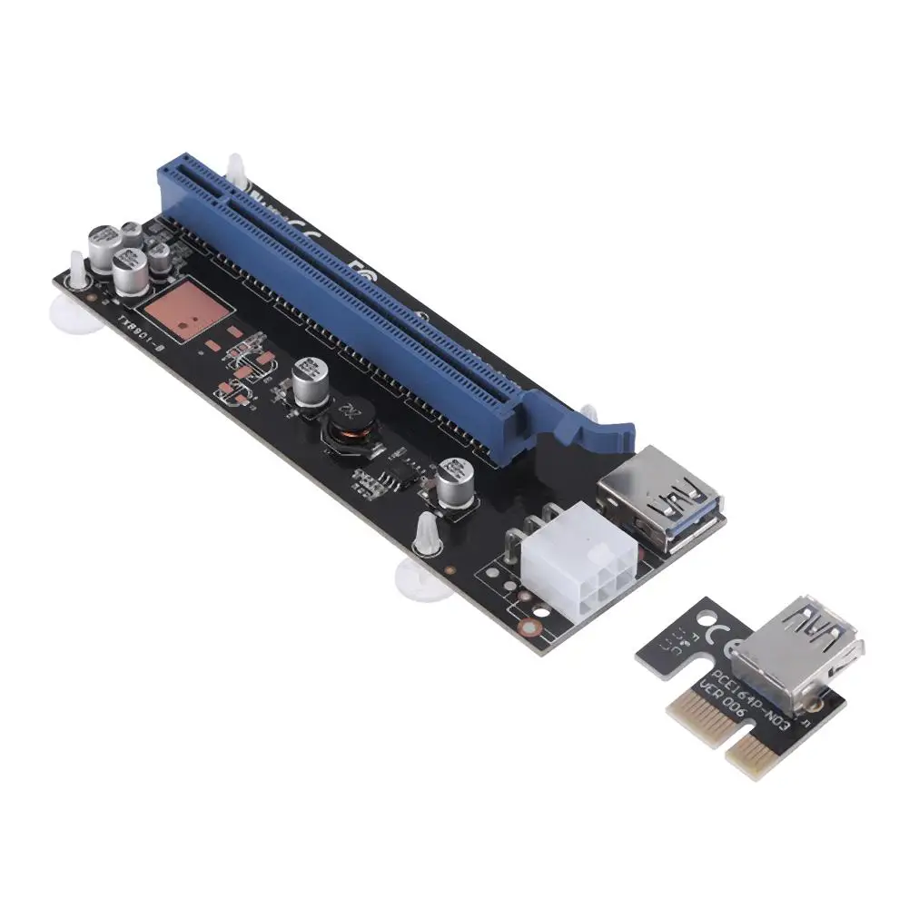 pci e экспресс 1x до 16x райзер карта а