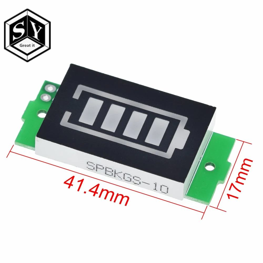 1S 2S 3S 4S одиночный индикатор емкости литиевой батареи 3,7 V синий дисплей тестер мощности литий-ионной батареи для электромобиля 4,2 V