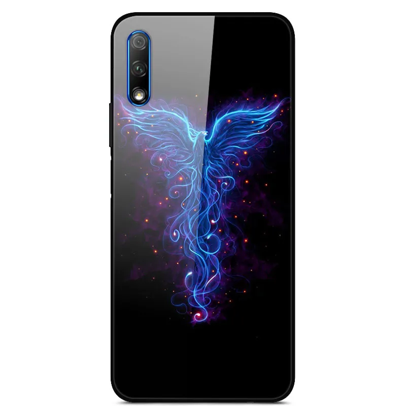 Роскошный чехол для huawei Honor 9X, чехол из закаленного стекла, силиконовый чехол для телефона huawei Honor 9X X9 9 X, чехол s для Honor 9X
