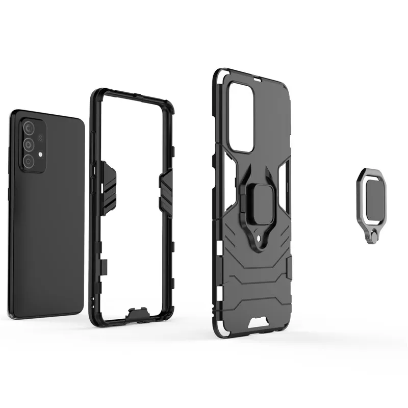 Чехол с кольцом-держателем для Samsung Galaxy A52 A52S чехол A32 A42 A12 Note 9 защитный телефона